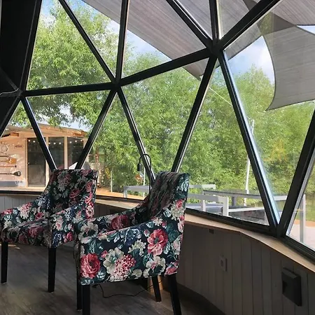 Domeglamping At Fishinglake Sagvar Exterior photo