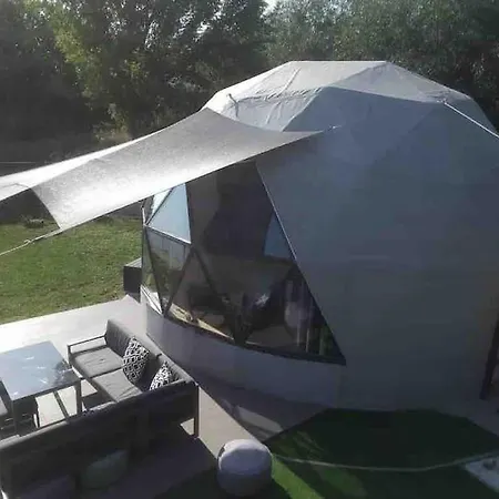 Domeglamping At Fishinglake Sagvar Exterior photo